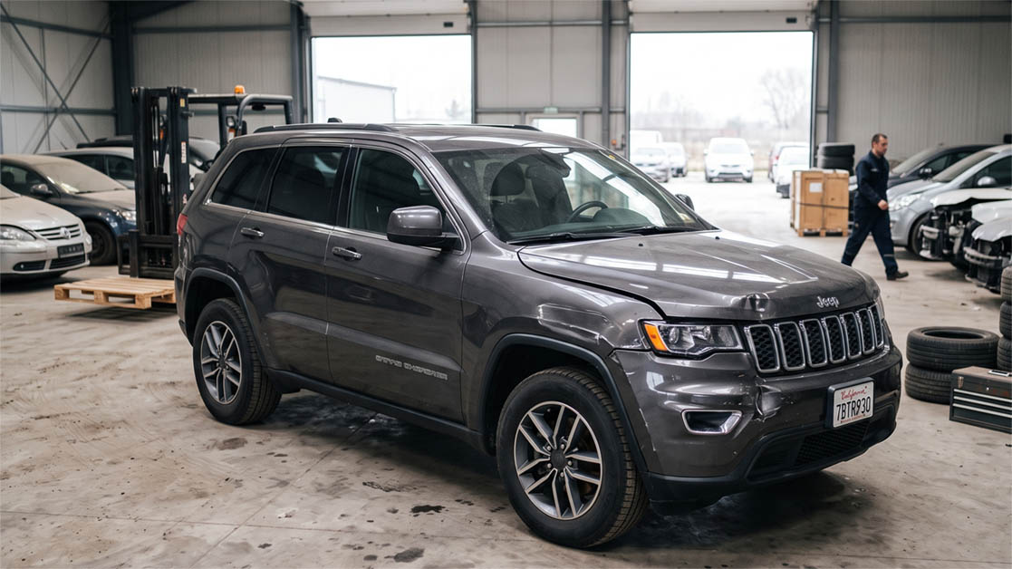 Битый Jeep на складе 