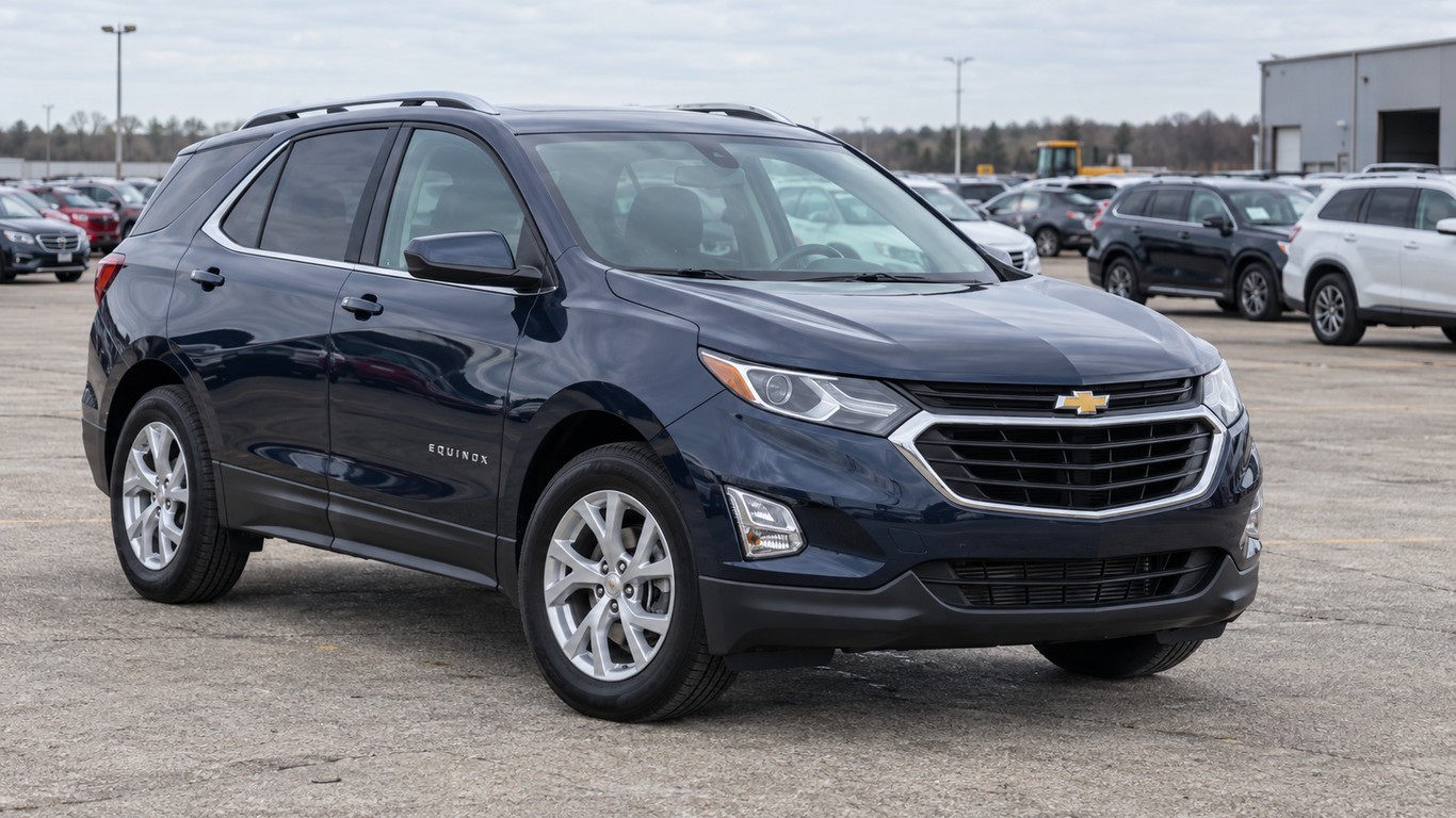 Chevrolet Equinox 2022 на площадке американского автоаукциона