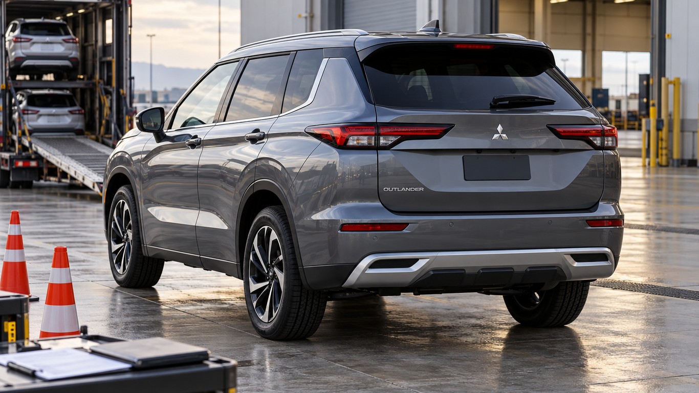 Mitsubishi Outlander после проверки и подготовки к доставке