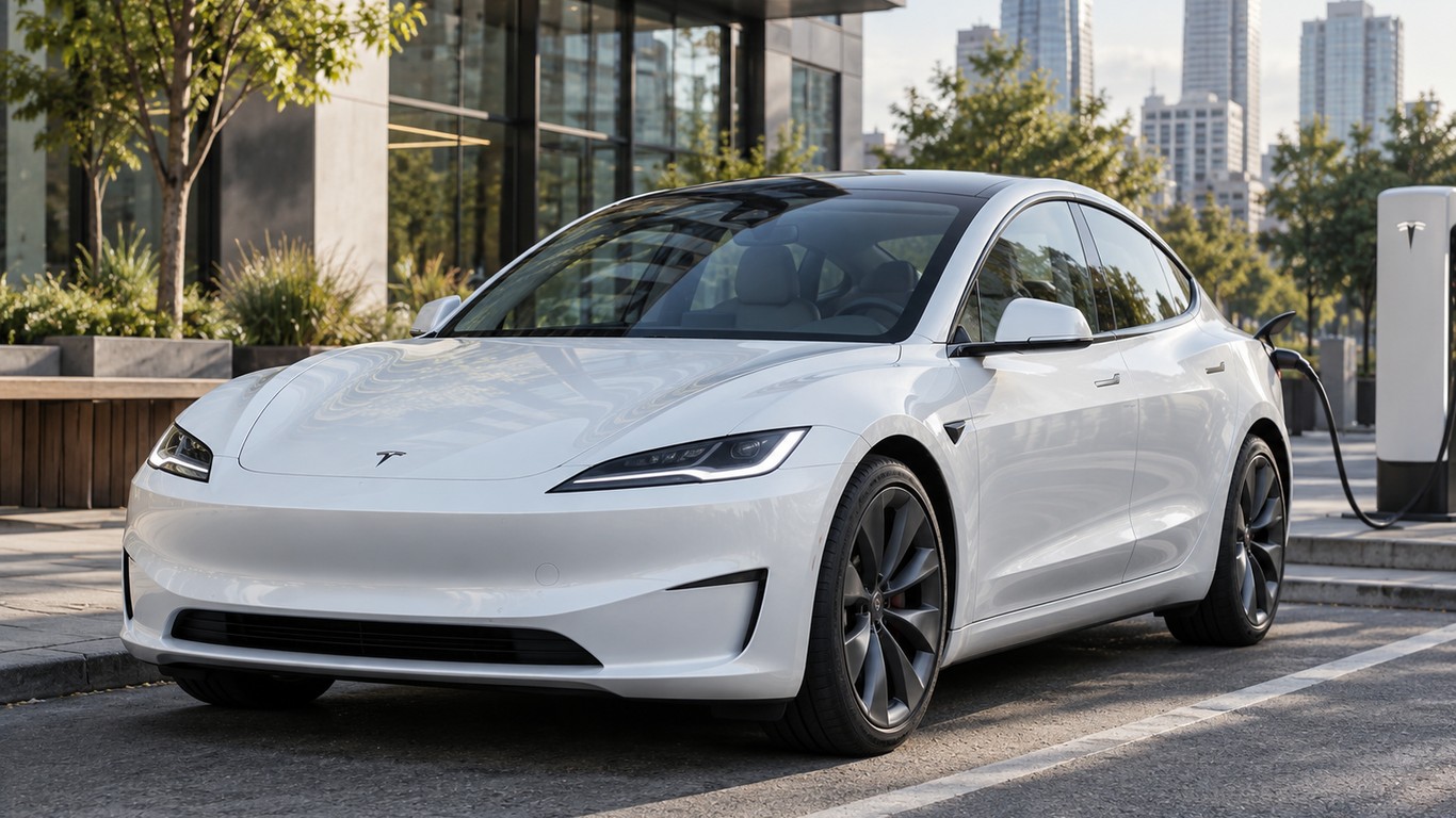 Tesla Model 3 — электромобиль из США с запасом хода до 500 км