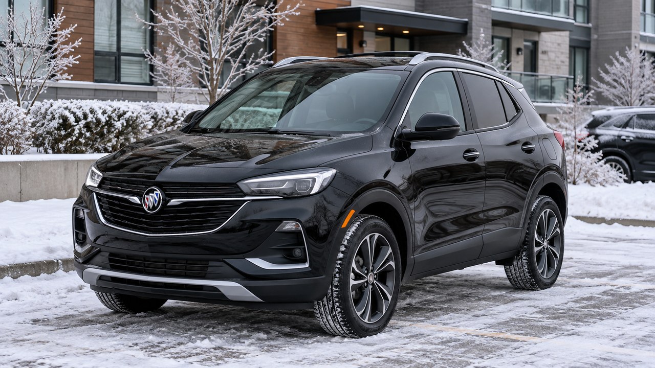 Buick Encore GX в зимних условиях